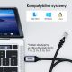 Kabel Ethernet Unitek USB-C RJ-45