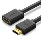 Kabel przeduacz HDMI mski do HDMI eski UGREEN HD107, FullHD, 3D, 5m (czarny) (10146)