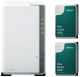 Serwer plikw Synology DS223j 2-bay, 2 x Dysk Synology HAT3300-2T 2TB 256MB 5400 obr./min Bundle