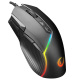 Mysz przewodowa Rampage Comfort programowalna 12800 DPI RGB, czarna