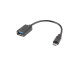 Lanberg Adapter Micro USB (M) do USB-A (F) 2.0 0.15m Otg Czarny