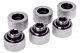 Alphacool HT 13mm HardTube compression fitting G1/4 - knurled - chrome sixpack