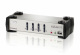 ATEN Przecznik KVM CS1734B-A7-G 4-portowy PS/2-USB VGA/Audio z OSD