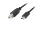 Kabel USB-C USB-B 2.0 1.8m Czarny
