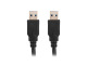 Lanberg Kabel USB-A 3.0 0.5m Czarny