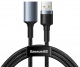 Kabel przewód USB - Baseus Cafule wytrzymały nylonowy kabel przewód przedłużacz USB 3.0 (męski) / USB 3.0 (żeński) 2 A 1 m szary (CADKLF-B0G)