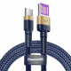 Kabel przewód USB Typ-C 100cm Baseus Cafule Super Quick Charge 40W 5A z obsługą szybkiego ładowania (CATKLF-PV3)