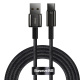 Kabel przewód USB Typ-C 200cm Baseus Tungsten Gold 66W, 11 V / 6 A - czarny (CATWJ-C01)