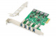 Karta rozszerze (Kontroler) Digitus USB 3.0 PCI Express 4xUSB 3.0 Low Profile Chipset: VL805