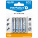 everActive R03/AAA 800mAh Silver line - opak. 4 akumulatorki - blister (EVHRL03-800)