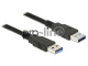 Kabel Delock USB 3.0 Typ-A M-M 1m