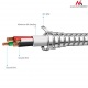 Kabel metalowy Maclean MCE190,