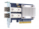 Qnap QXP-32G2FC Dwuportowa karta rozszerze 6 generacji Fibre Channel 32Gb z urzdzeniami nadawczo-odbiorczymi SFP+