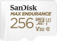 Karta SanDisk Max Endurance (rejestratory i monitoring) microSDHC 256GB 100/40 MB/s V30 + Adapter SD (SDSQQVR-256G-GN6IA)