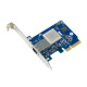 C10GTR, 10GbE card, Compatible with PCI Express x4, x8 slots, cabling type: CAT 6a x1