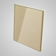 Touchme Duży panel 86x86mm szklany, przycisk pojedynczy, złoty TM701G