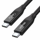 Unitek Przewd USB Typ-C do USB Typ-C 4.0 PD 100W 40 Gbps 8K 0,8 m (C14100BK-0.8M)