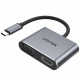 Adapter USB TYP-C na HDMI 2.0 VGA USB-A 