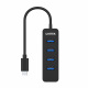 Unitek HUB USB TYP-C 4x USB 3.1