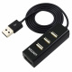 Unitek HUB 4x USB 2.0 mini czarny (Y-2140)