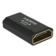 Delock 65659, adapter HDMI (F) High Speed Ethernet 4K, łącznik / beczka