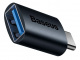 Adapter Baseus Ingenuity OTG USB Typ-C do USB-A 3.1, 10 Gbps - niebieski (ZJJQ000003)